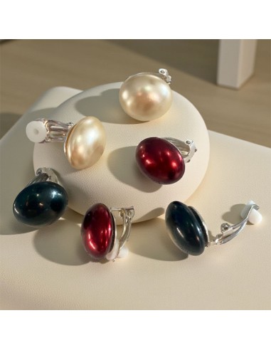 Boucles d'oreilles à clips Nacre