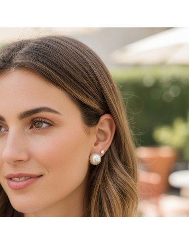 Boucles d'oreilles à clips Nacre