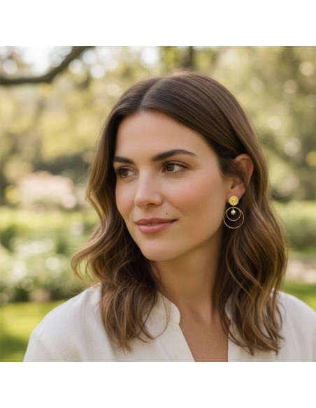 Boucles d'oreilles clips Bright