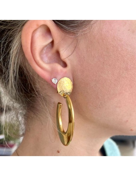 Boucle d'oreille clip Dali