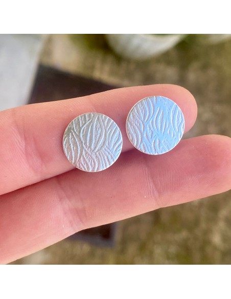 Boucles d'oreilles clips argent 925 Ondine