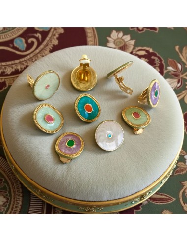 Boucles d'oreilles clips Sunset