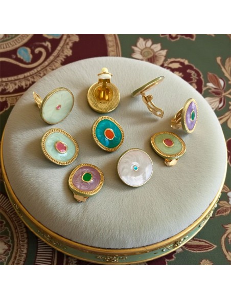 Boucles d'oreilles clips Sunset