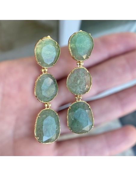 Boucles d'oreilles clips Rafale