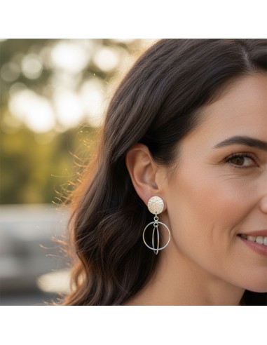 Boucle d'oreille Galaxy Argenté