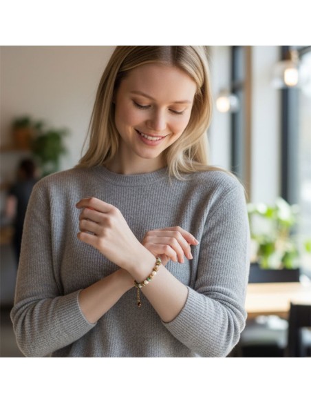 Bracelets Perles d'eau douce et pierres fines