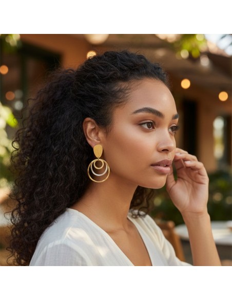 Boucles d'oreilles clips  " Do It "