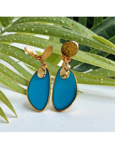 Boucles d'oreilles à clips Tropique