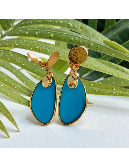 Boucles d'oreilles à clips Tropique