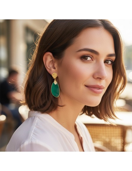 Boucles d'oreilles à clips Tropique