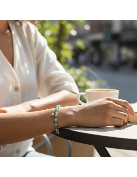 Bracelet Apatite et Amazonite