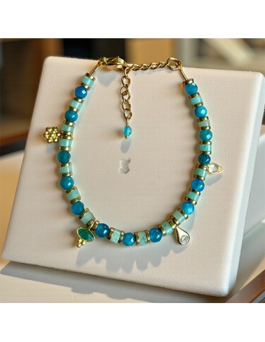 Bracelet Apatite et Amazonite