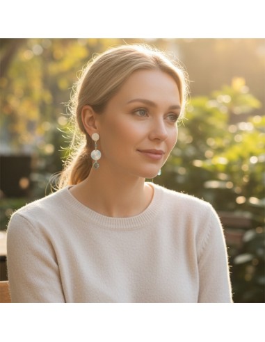 Boucles d'oreilles clips pendante...