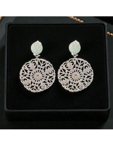 Boucles d'oreilles clips Anoda Argenté
