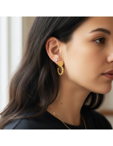 Boucle d'oreille à clip mini Clara