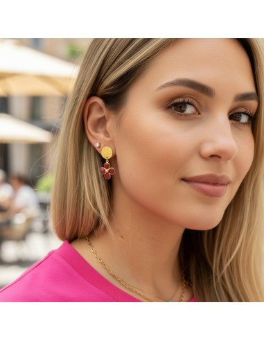 Boucles d'oreilles clips Trèfles