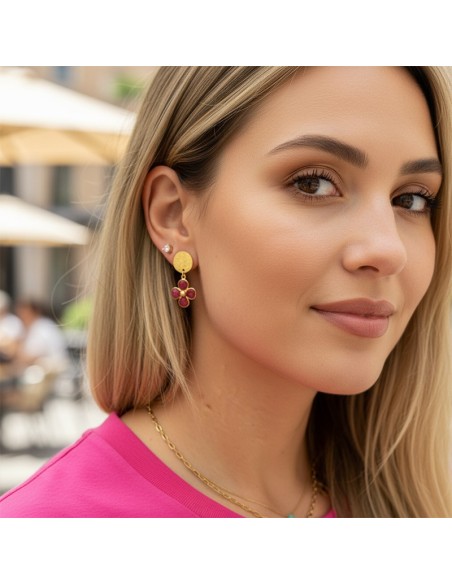 Boucles d'oreilles clips Trèfles