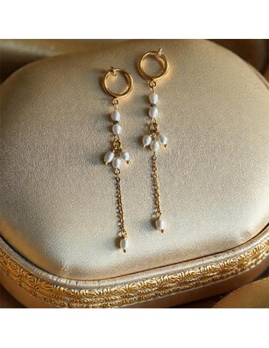 Boucle d'oreille clip Perle d'eau douce
