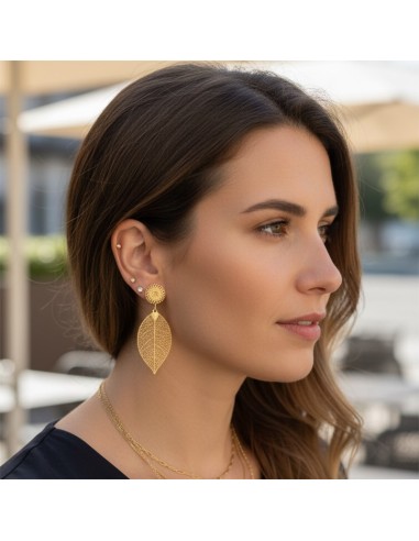 Boucles d'oreilles à clips rosées