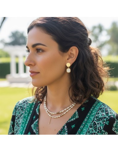 Boucles d'oreilles clips Nacrée