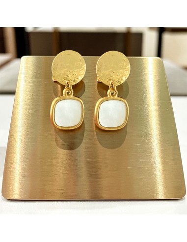 Boucles d'oreilles clips Nacrée