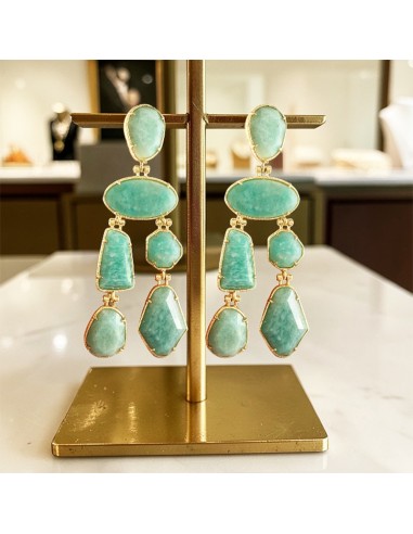 Boucles d'oreilles clips pendantes Topkapi 2