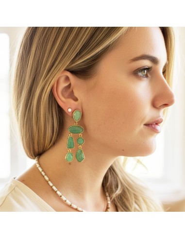Boucles d'oreilles clips pendantes Topkapi 2