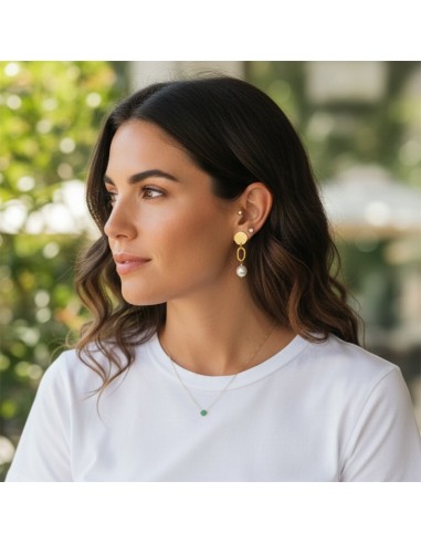 Boucles d'oreilles clips perle nacrée