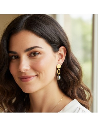 Boucles d'oreilles clips perle nacrée