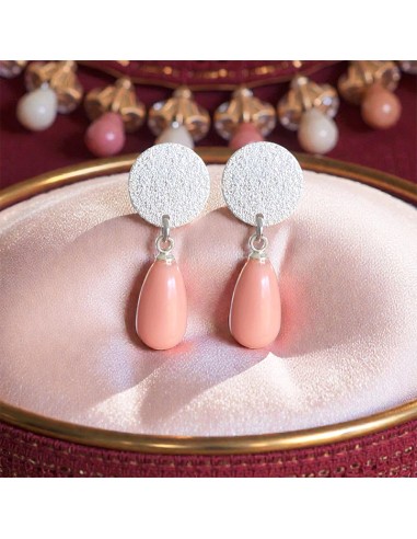 Boucles d'oreilles clips nacrées...