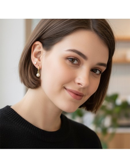 Boucles d'oreilles à clips Plata