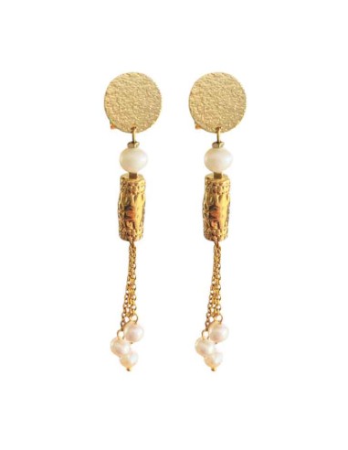 Boucles d'oreilles à clip pendantes Suzanne