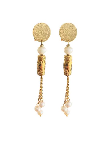 Boucles d'oreilles à clip pendantes Suzanne