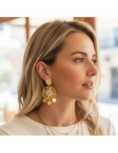 Boucle d'oreille clip Rosalie 2