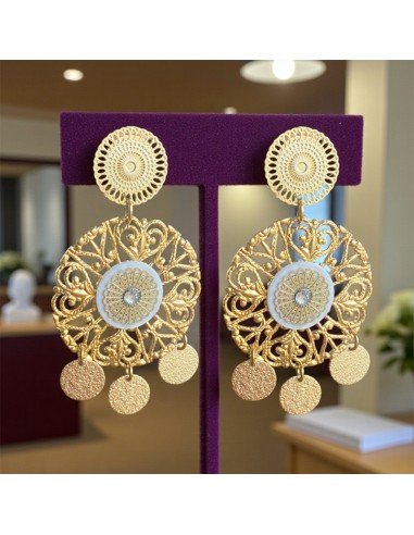 Boucle d'oreille clip Rosalie