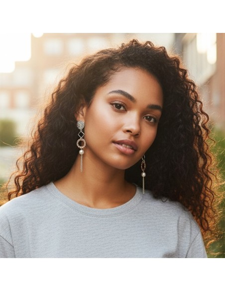 Boucles d'oreilles à clips Pagode