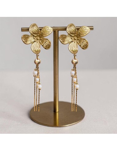 Boucles d'oreilles à clips Fleur Lumineuse