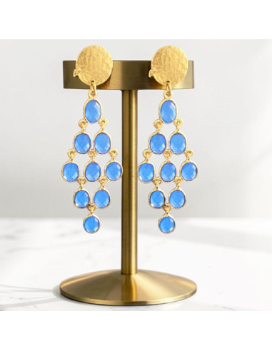 Boucles d'oreilles clips Chandelier