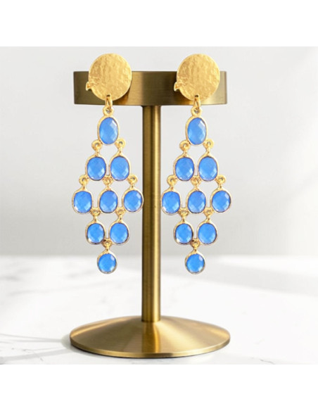 Boucles d'oreilles clips Chandelier
