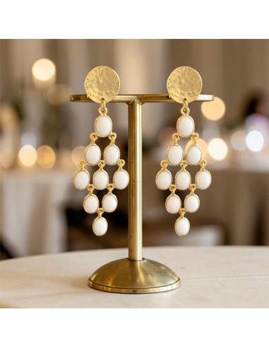 Boucles d'oreilles clips Chandelier