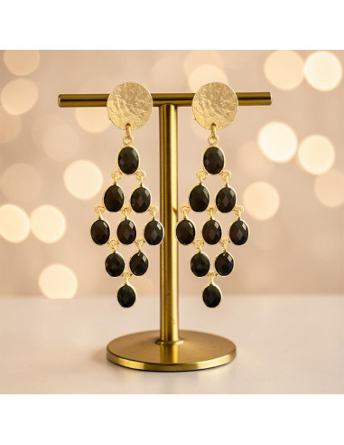 Boucles d'oreilles clips Chandelier