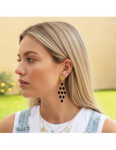 Boucles d'oreilles clips Chandelier