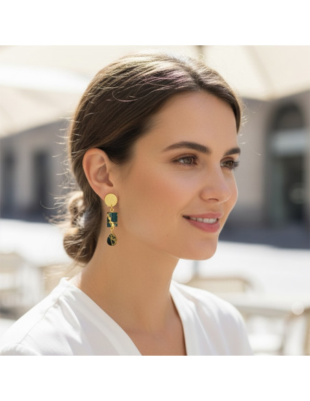 Boucles d'oreilles clips éclat