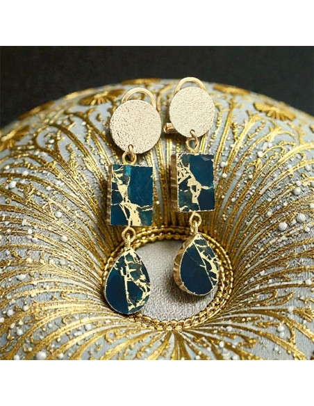Boucles d'oreilles clips éclat