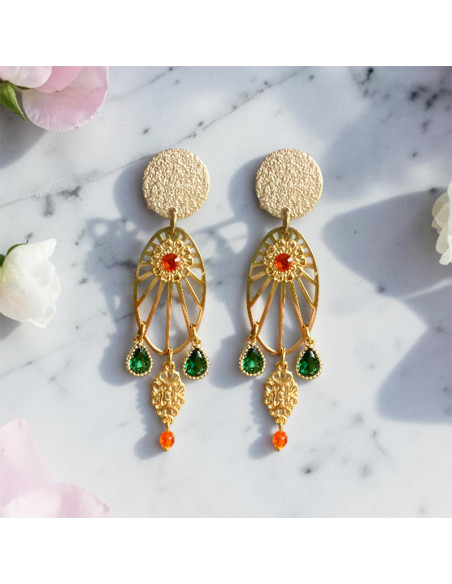Boucles d'oreilles à clips fantaisie