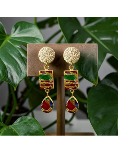 Boucles d'oreilles clips éclat