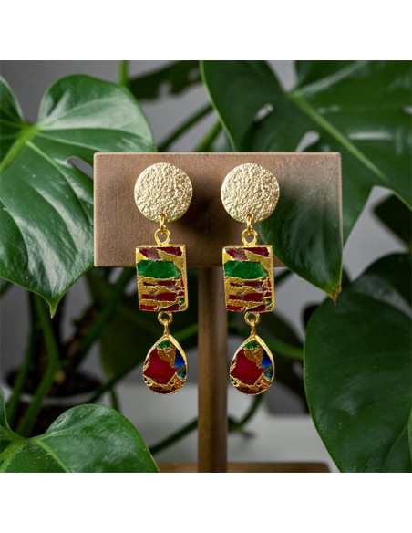 Boucles d'oreilles clips éclat
