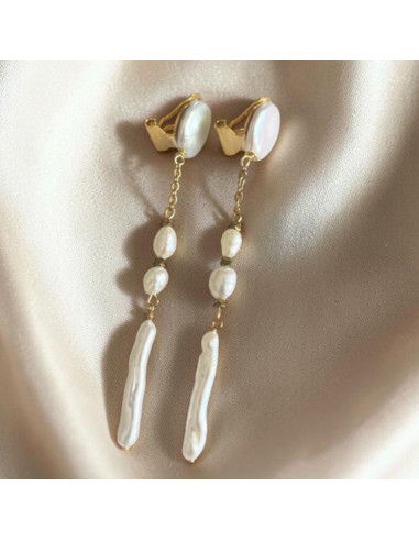 Boucles d'oreilles à clips Céleste 2