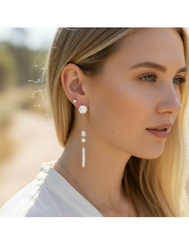 Boucles d'oreilles à clips Céleste