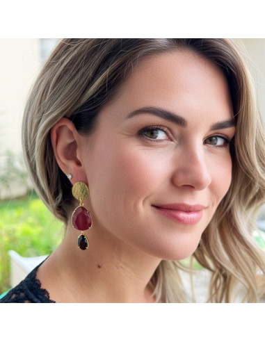 Boucles d'oreilles clips Caroline